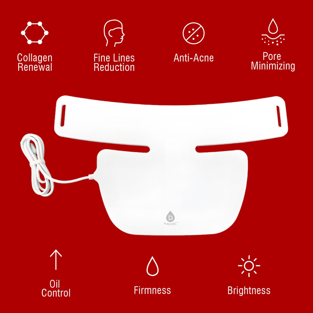 Pursonic LED Light Therapy Neckplate – Rejuvenate Your Neck & Décolleté-1
