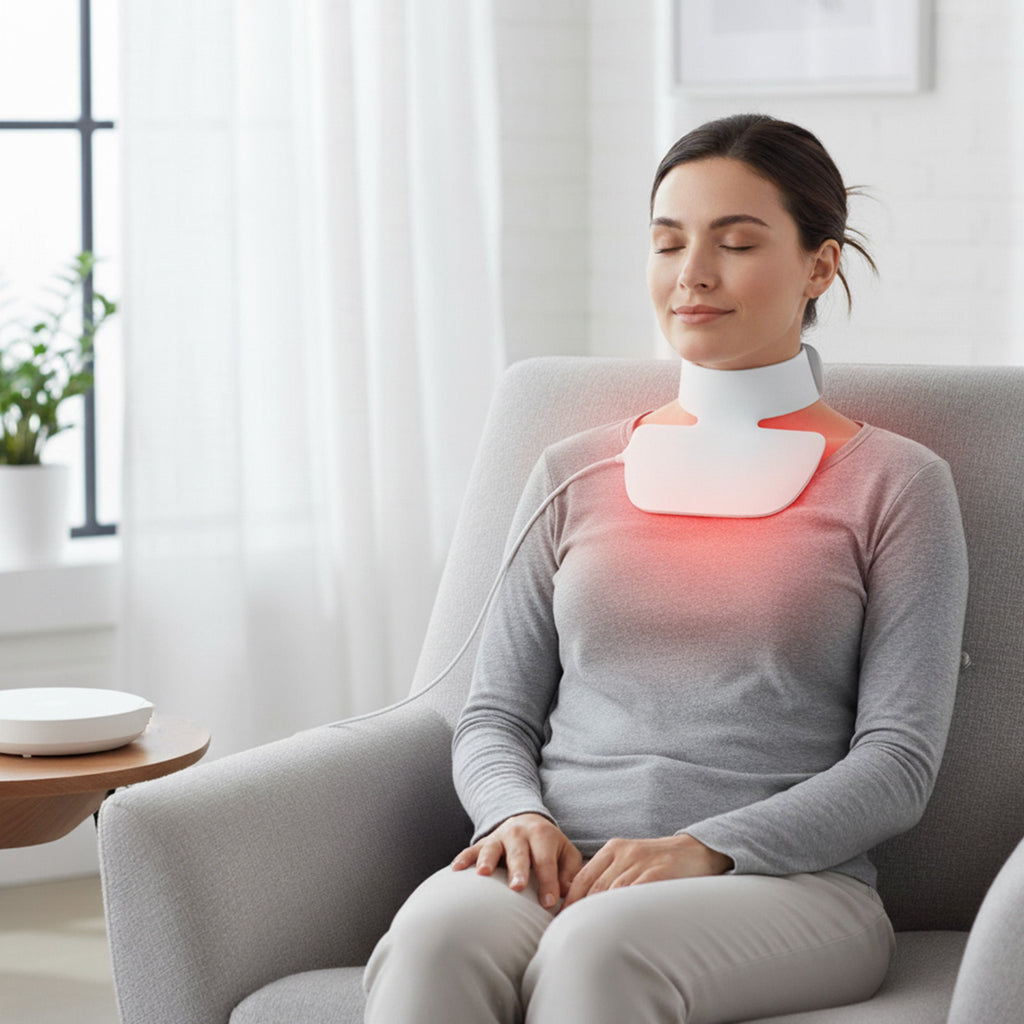Pursonic LED Light Therapy Neckplate – Rejuvenate Your Neck & Décolleté-3