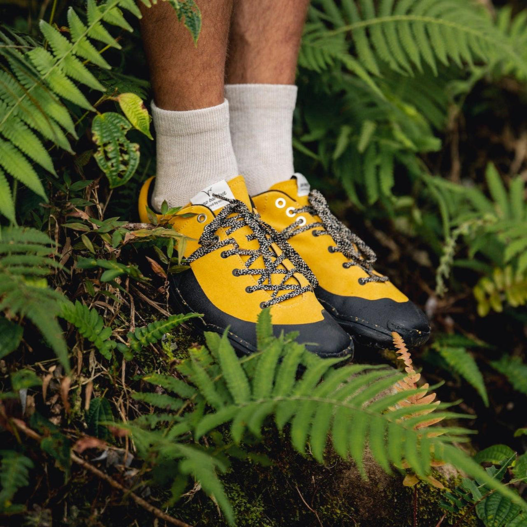 WILD outdoor trail hiking shoes in premium water-resistant biodegradable suede with slip-resistant flat soles — view 2