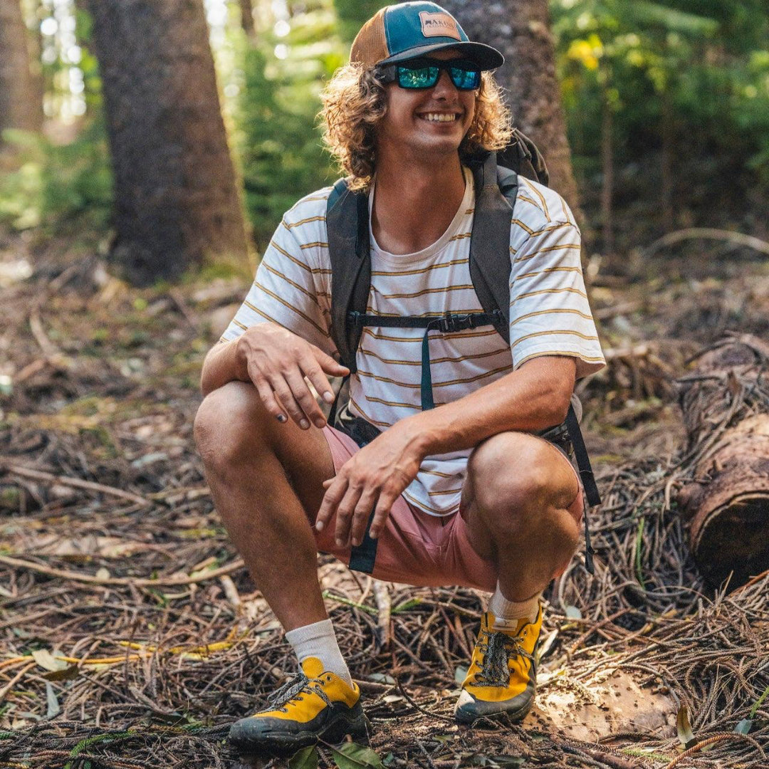 WILD outdoor trail hiking shoes in premium water-resistant biodegradable suede with slip-resistant flat soles — view 4