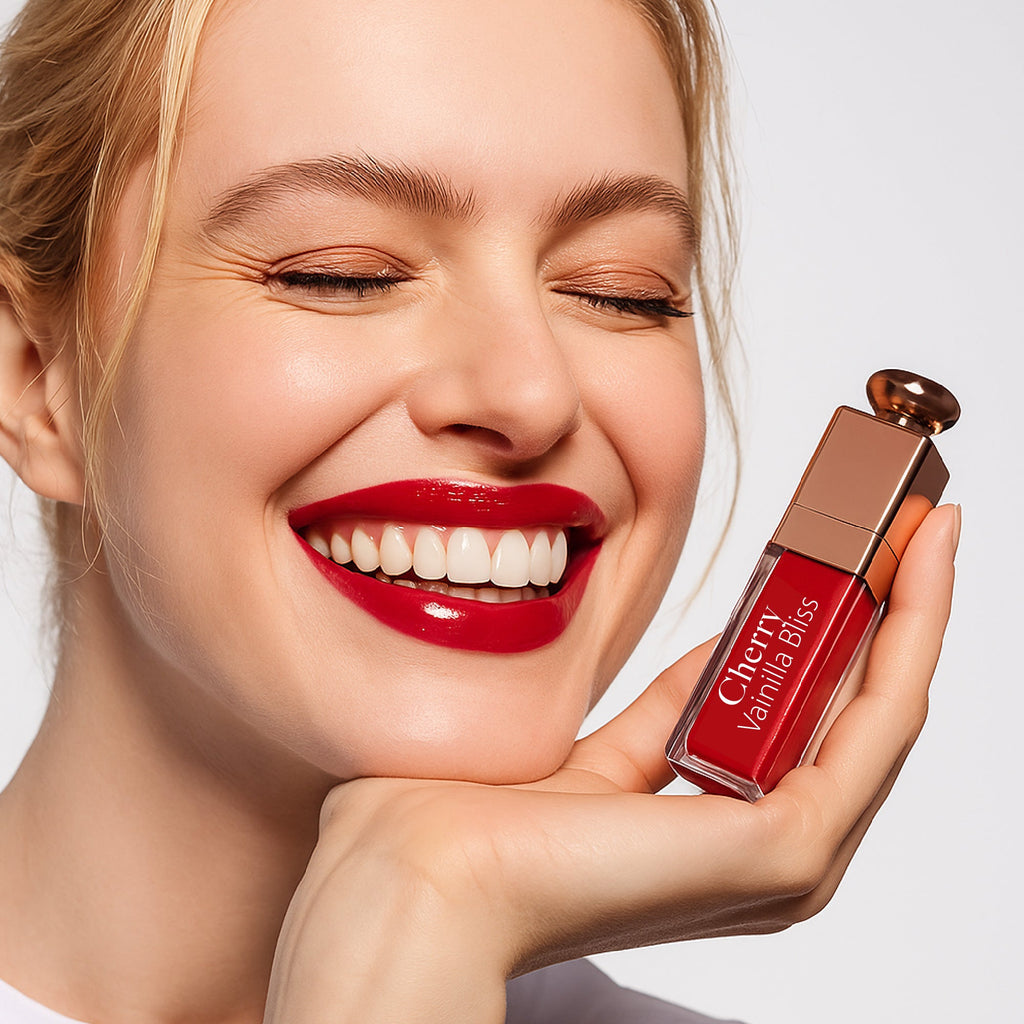 Pursonic nourishing lip oil set of three tinted gloss tubes in elegant presentation packaging — view 4