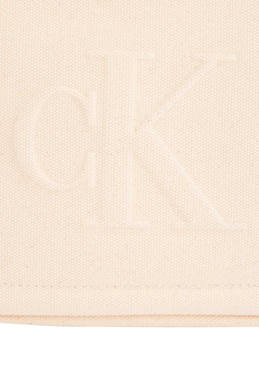 Women's sand cotton mini canvas tote bag with top handles and adjustable shoulder strap — view 7