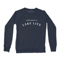 Women's Lake Life Crew Sweatshirt, True Navy-0