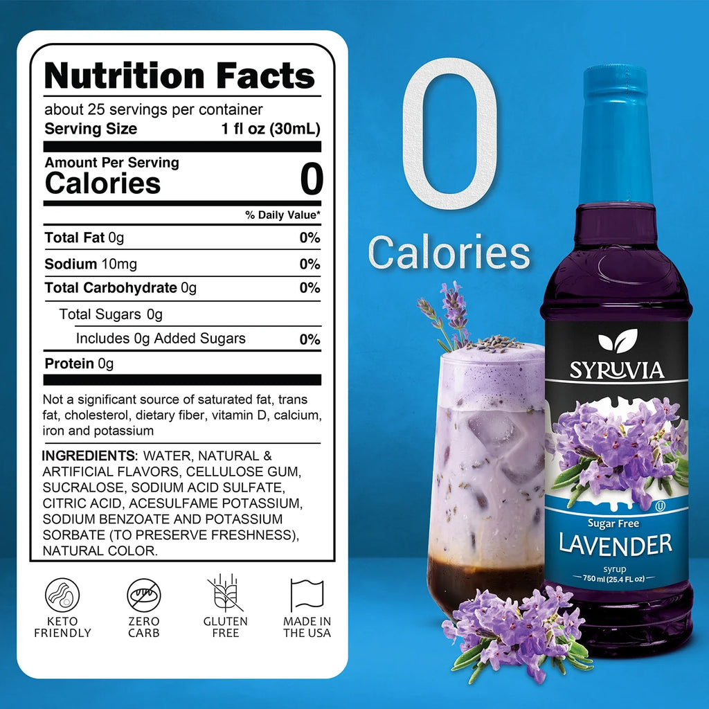 Sugar Free Lavender Latte Syrup-2