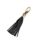 Leather Tassel - Black and Gold-0