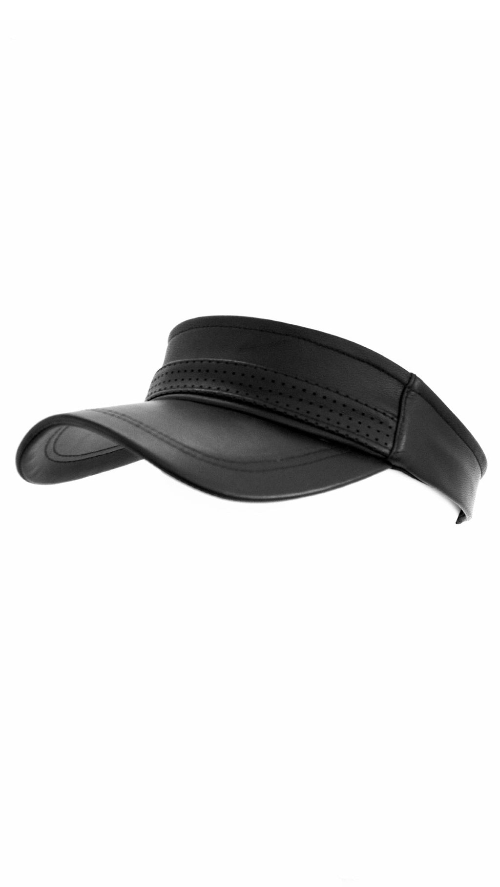Leather Tennis Visor-1