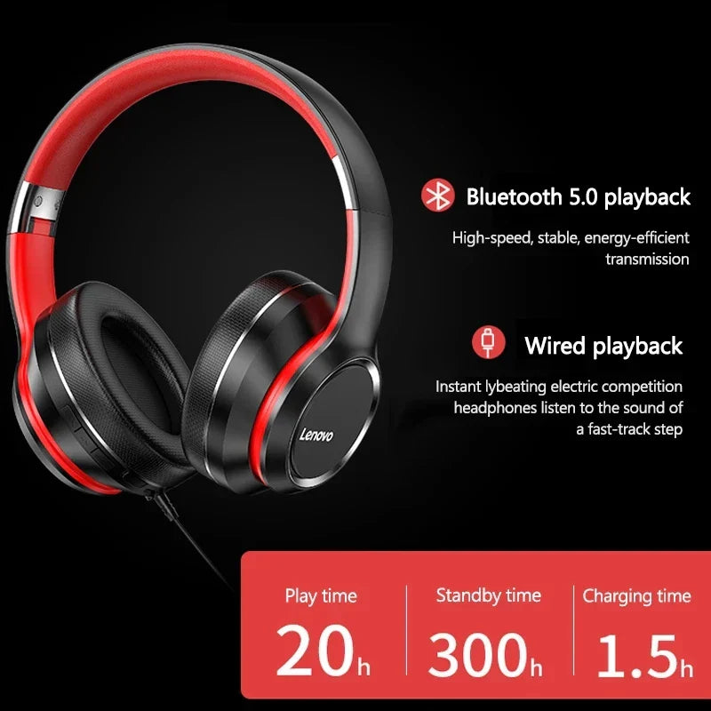 Bluetooth noise cancelling over-ear wireless headphones with foldable design and premium padded ear cushions — view 2