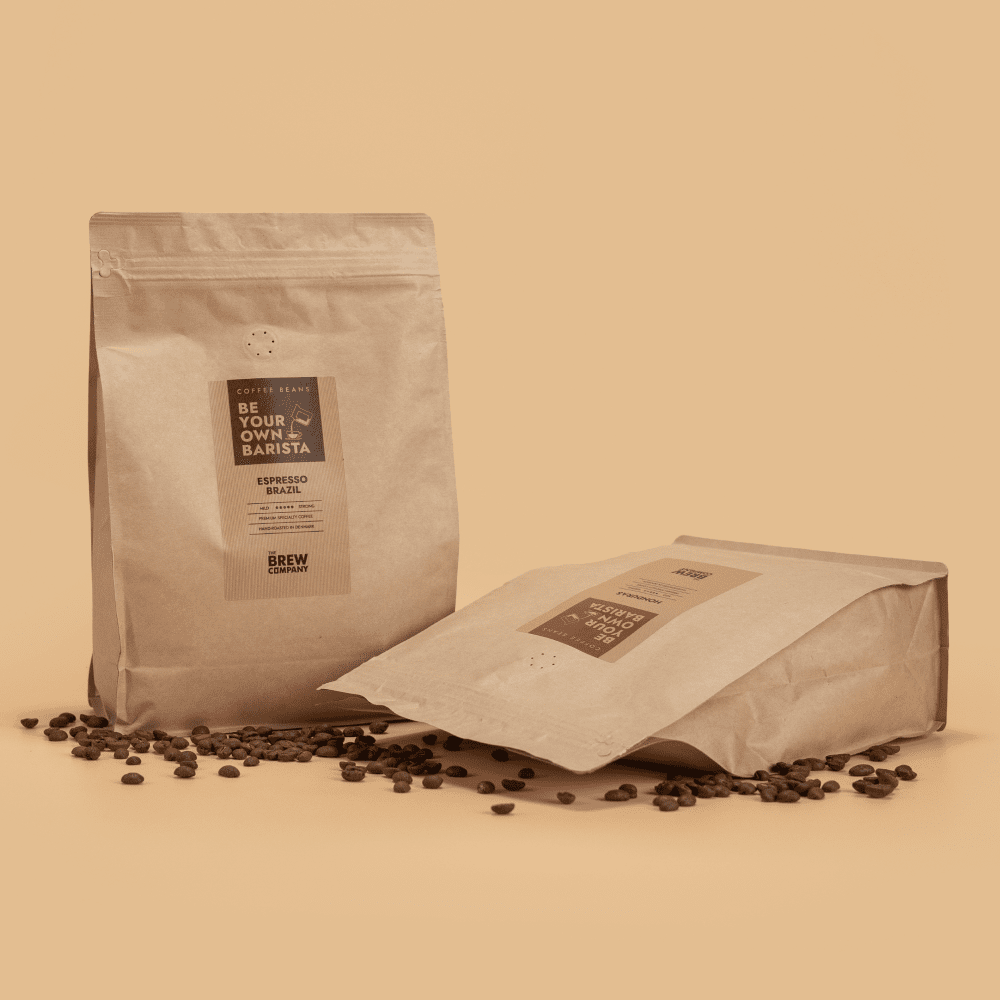 Ethiopian Sidamo whole bean coffee in eco-friendly kraft paper packaging with brand label — view 5