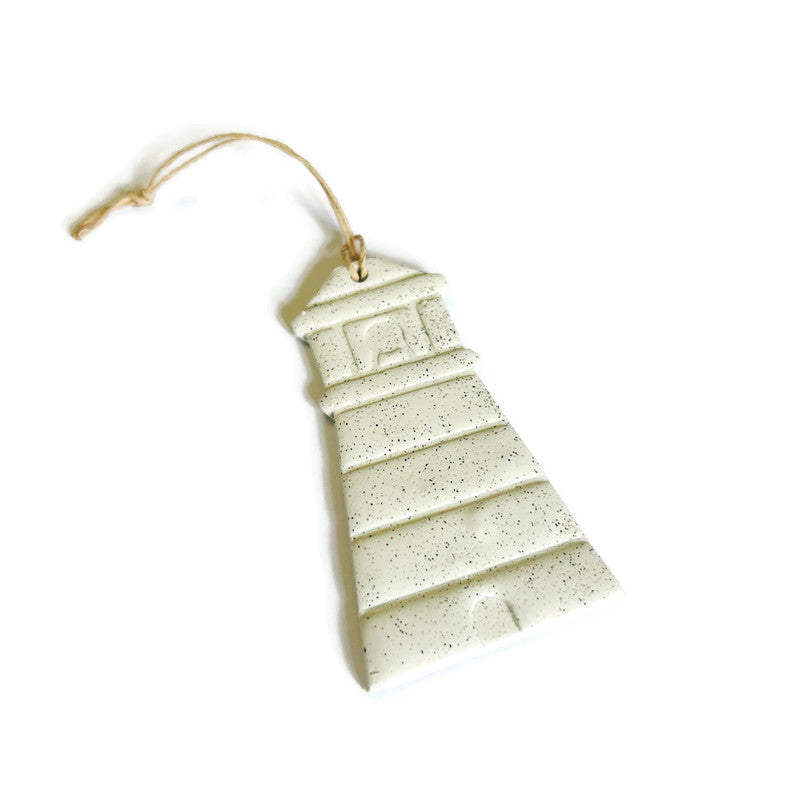 Beach Sand Lighthouse Ornament-0