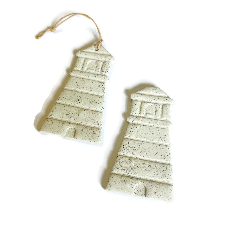 Beach Sand Lighthouse Ornament-2