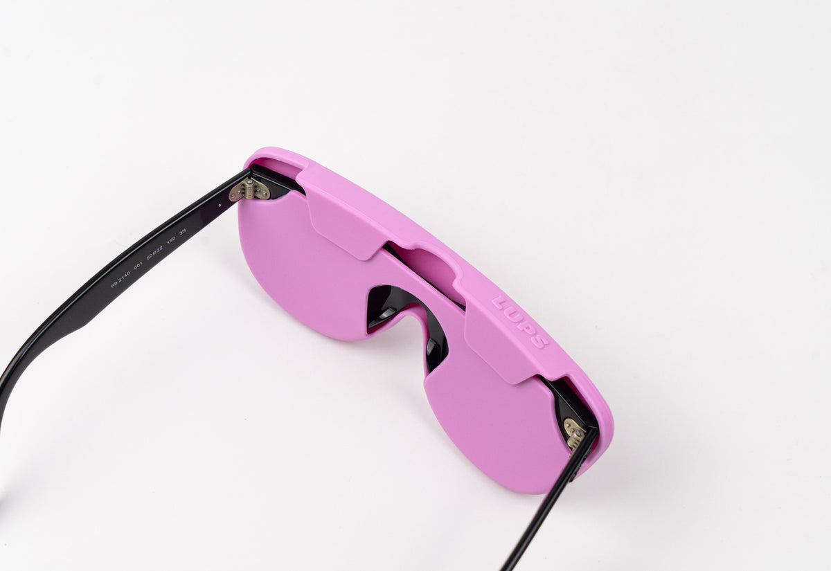 Funda de gafas de silicona flexible - Lila-2