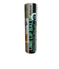 Organic lime lip balm in eco-friendly paper push-up tube packaging
