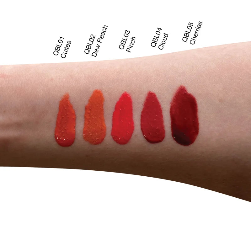 Dew Peach liquid face cheek blush tube, vegan and cruelty-free makeup with a radiant finish — view 5