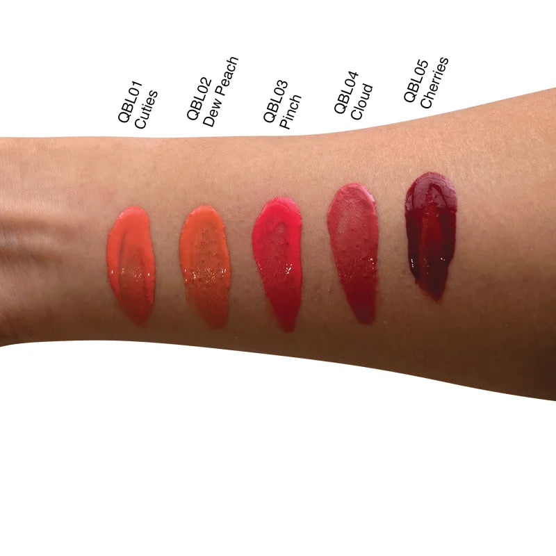 Liquid face cheek blush tube in shade Pinch showcasing a dewy natural pink tint — view 4