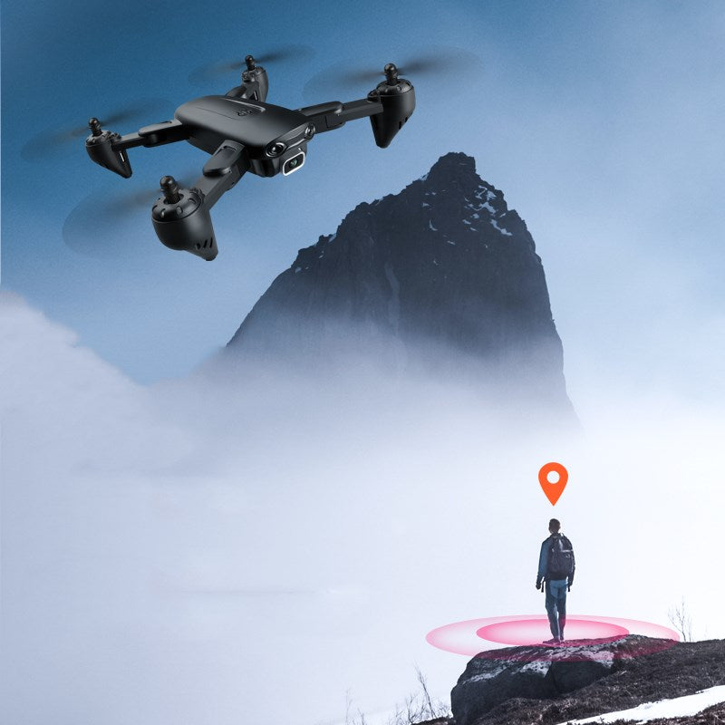 Foldable RC aircraft drone equipped with a 4K camera and remote control handle. — view 5