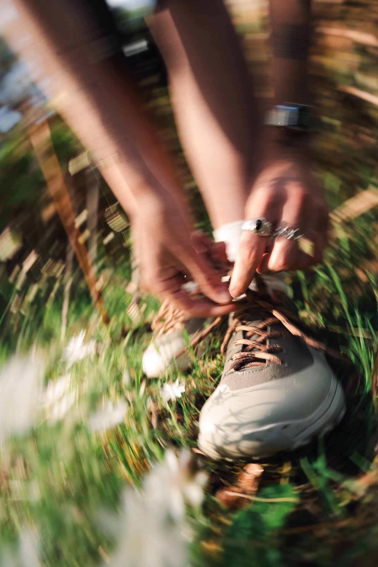 WILD Lite vegan barefoot hiking shoes in natural dye-free canvas with slip-resistant flat sole. — view 2