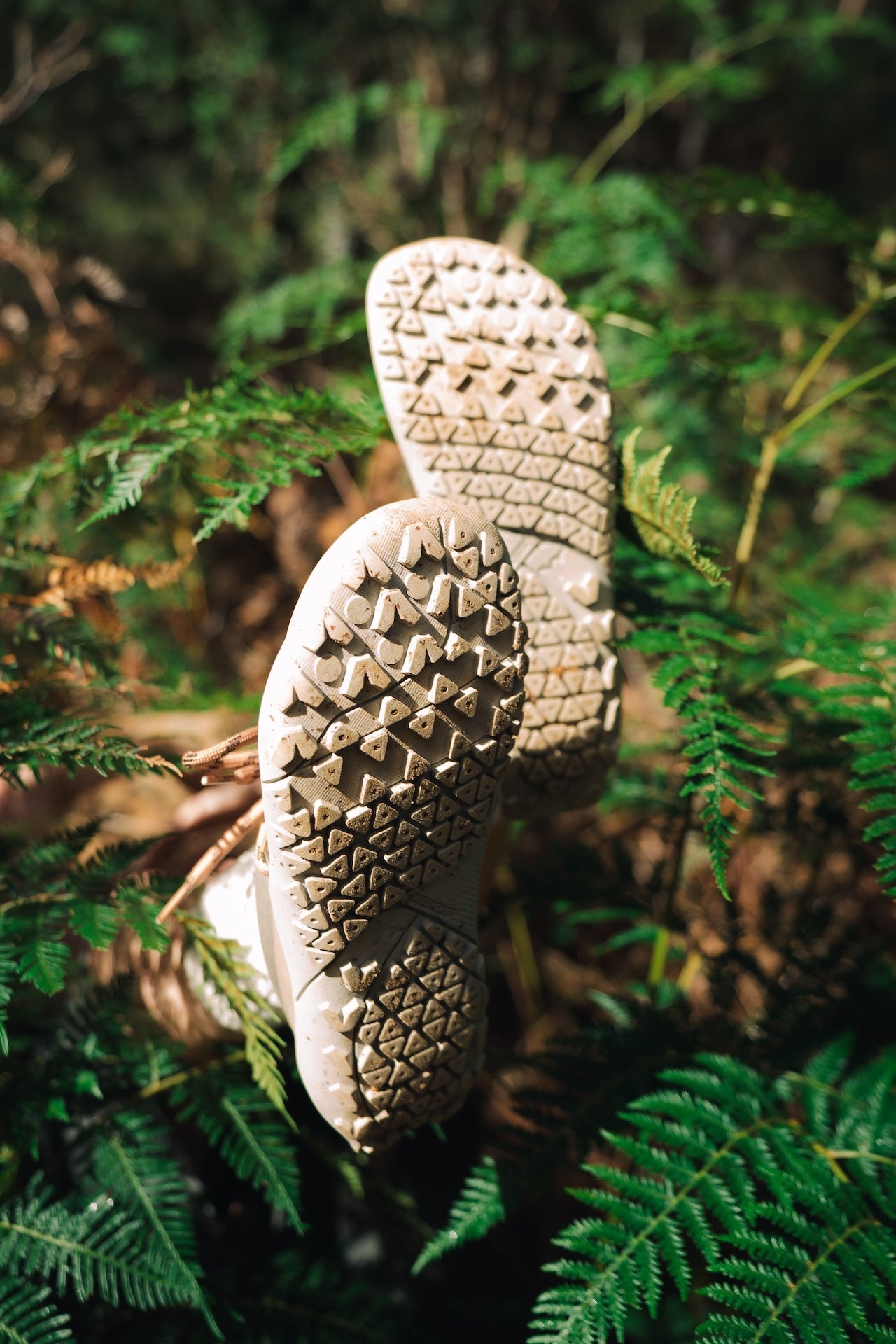 WILD Lite vegan barefoot hiking shoes in natural dye-free canvas with slip-resistant flat sole. — view 4