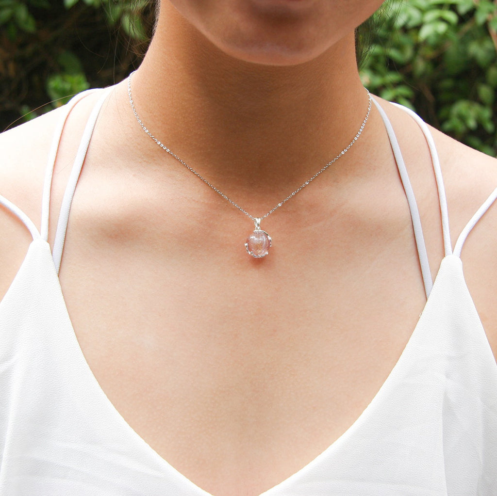 Planet Murano Aroma Necklace - Lunar Lavender | Energy & Healing | Diffuse on the go-1