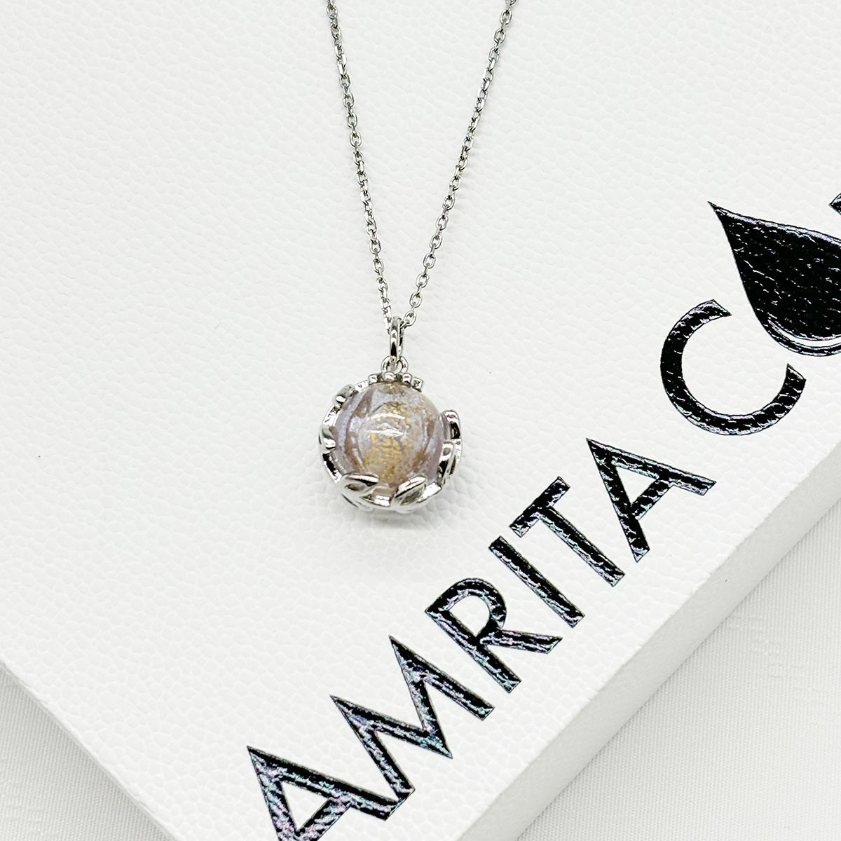 Planet Murano Aroma Necklace - Lunar Lavender | Energy & Healing | Diffuse on the go-3