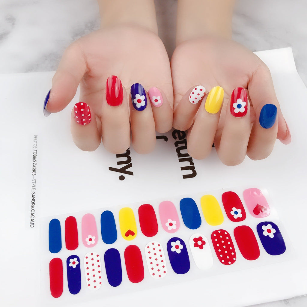 Luxurious designer nail stickers featuring intricate high-end patterns for a professional salon quality manicure.