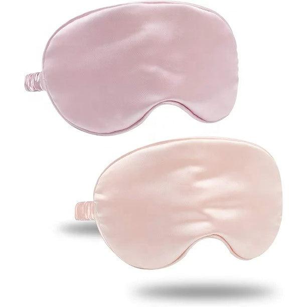 Mulberry silk sleep mask with adjustable strap for ultimate relaxation and completely blocking out light