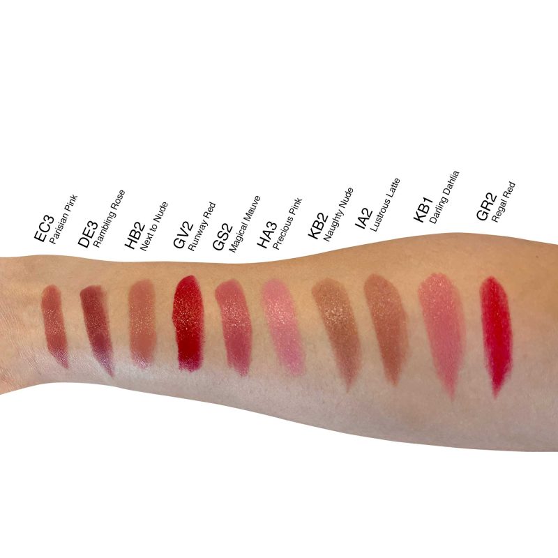 Naughty Nude hydrating vegan cream lipstick tube showing creamy neutral lip color and recyclable packaging. — view 4