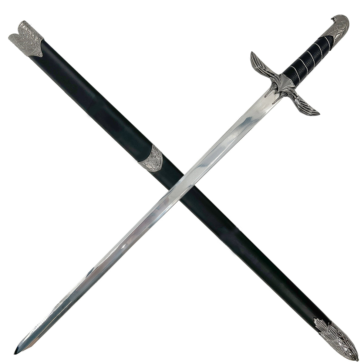 Majestic Dark Eagle Assassin Video Game Medieval Sword-0