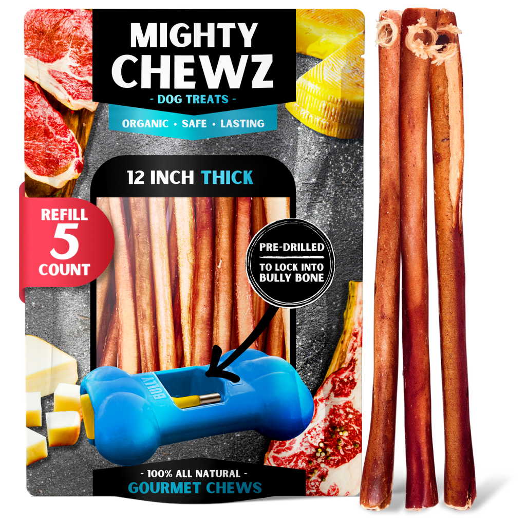 12" Thick Bully Sticks - Refill Pack-0