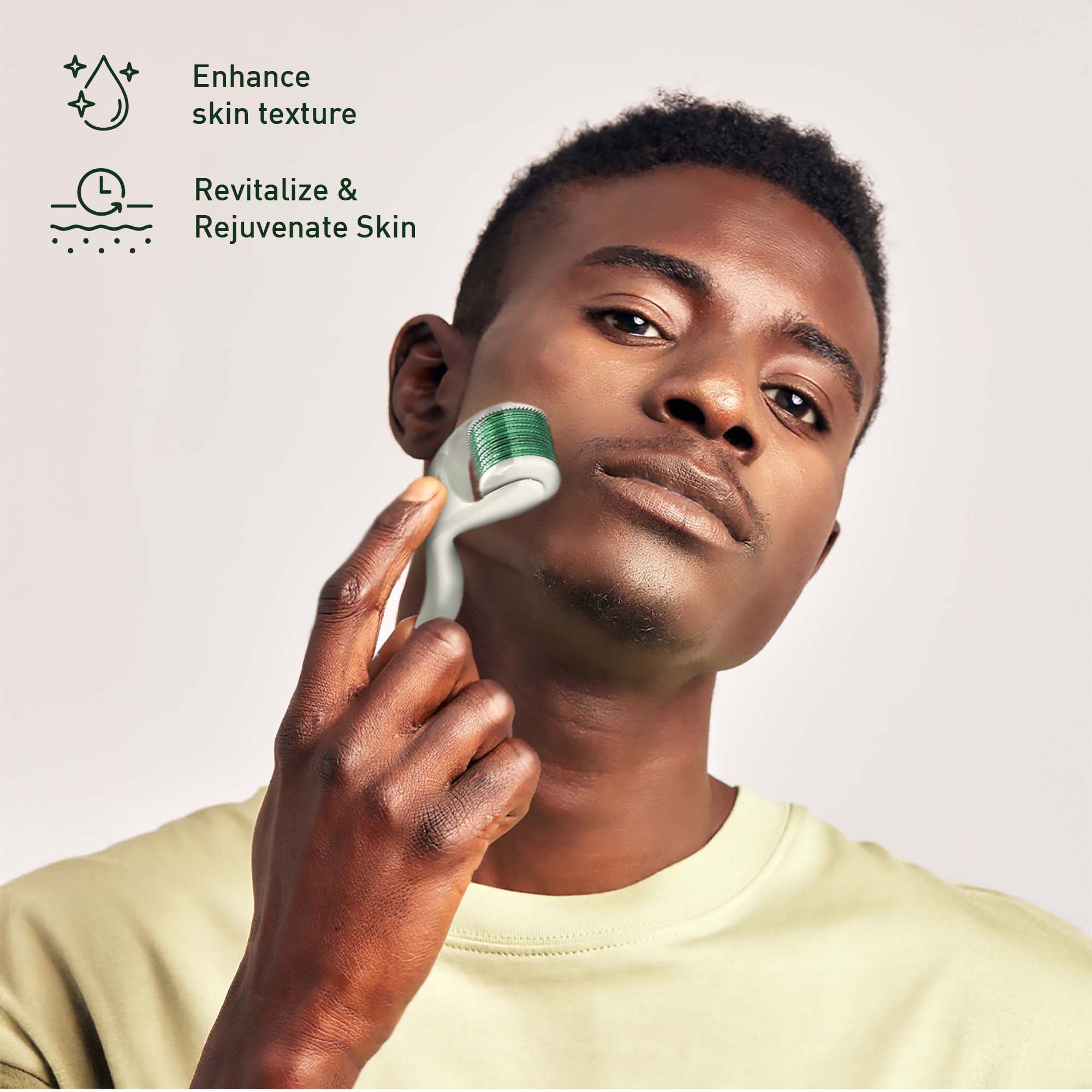 Comprehensive anti-aging skincare bundle with facial cleansing brush, three serums, and micro needle derma roller — view 2
