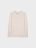 BASIC CREW SWEATER (LS) - CREAM-0