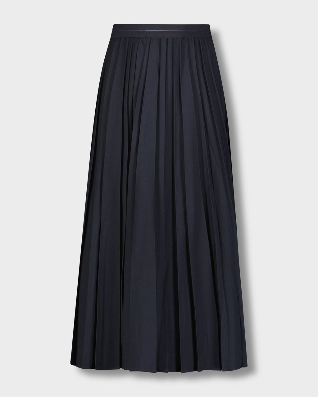 PLEATED SKIRT 35"-NAVY-1