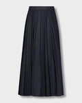 PLEATED SKIRT 35"-NAVY-1