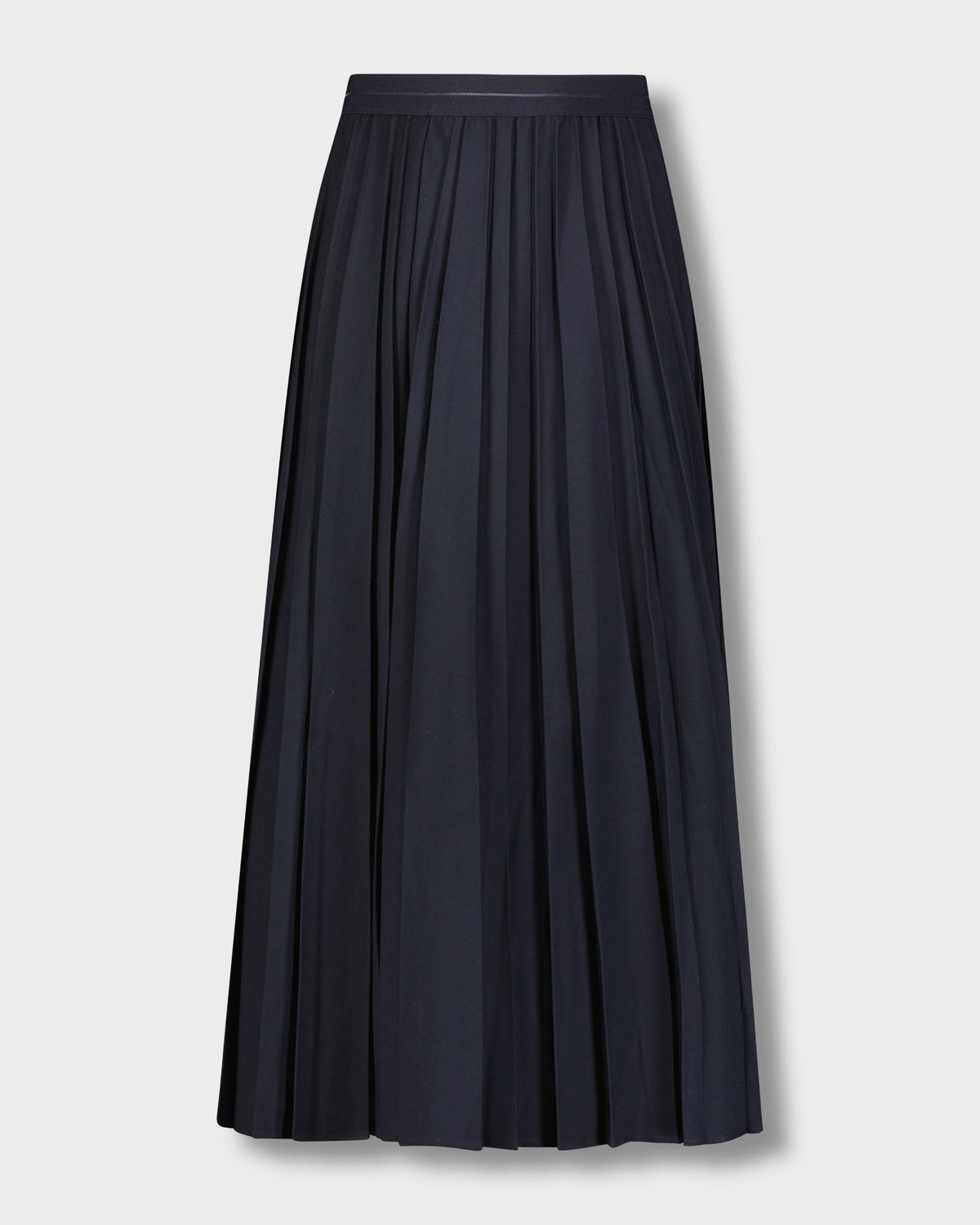 PLEATED SKIRT 35"-NAVY-1
