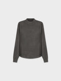 BASIC MOCK NECK TURTLENECK-GREY-0