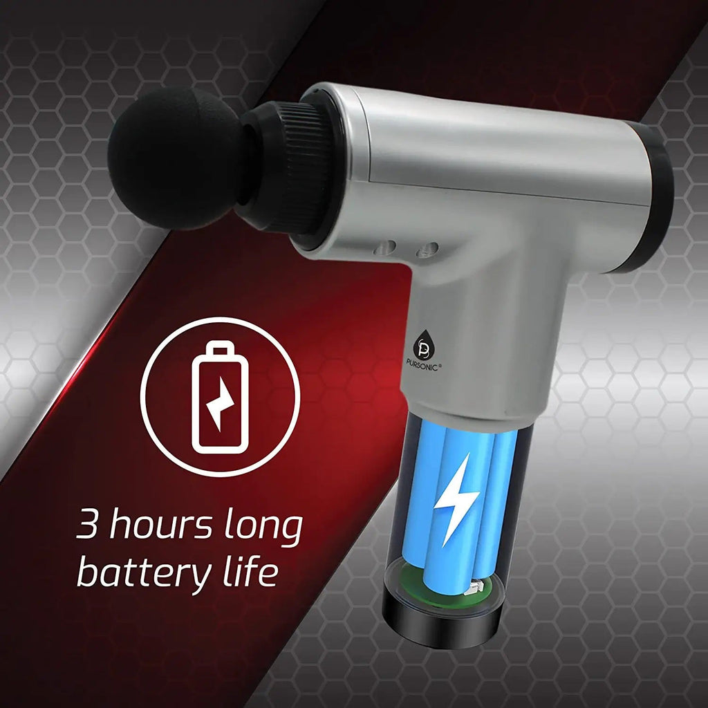 Ultimate muscle recovery duo featuring a cordless deep tissue massage gun and hot cold therapy device — view 2