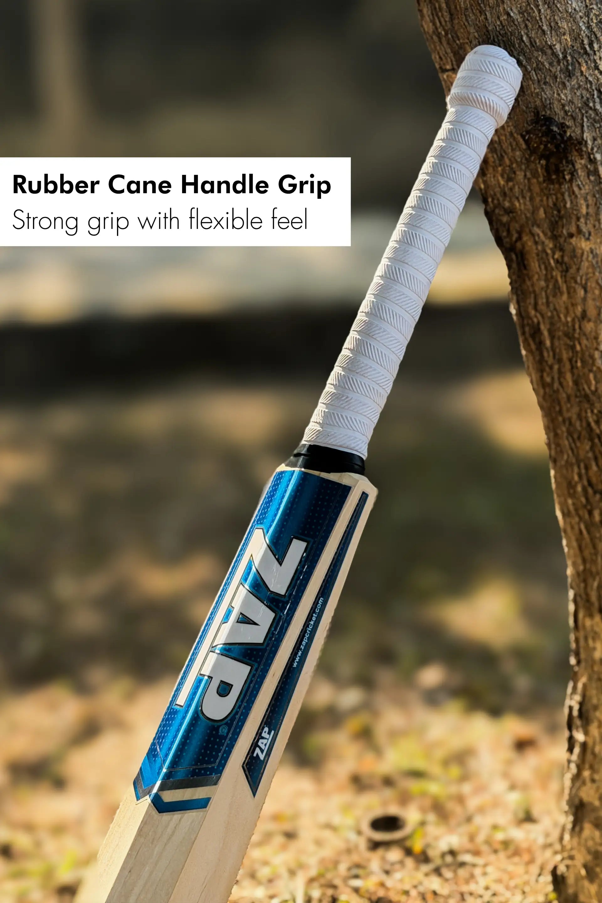 ZAP Middler Cricket Bat with slim compact blade crafted from premium Kashmir Willow — view 4