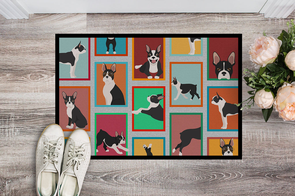 Lots of Boston Terrier Doormat-1