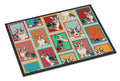 Lots of Blue Merle Welsh Cardigan Corgi Doormat-0