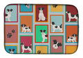 Lots of Jack Russell Terrier Dish Drying Mat-0