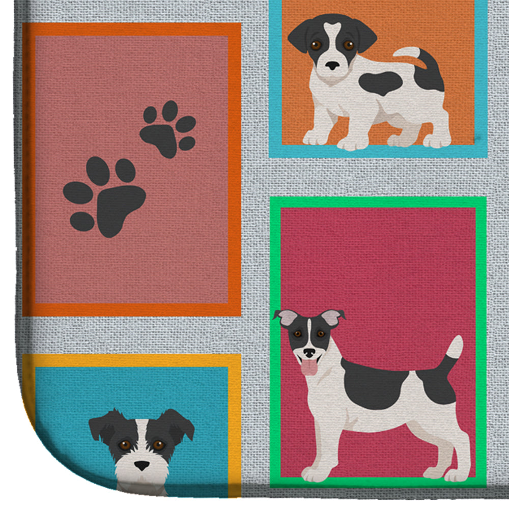 Lots of Jack Russell Terrier Dish Drying Mat-3