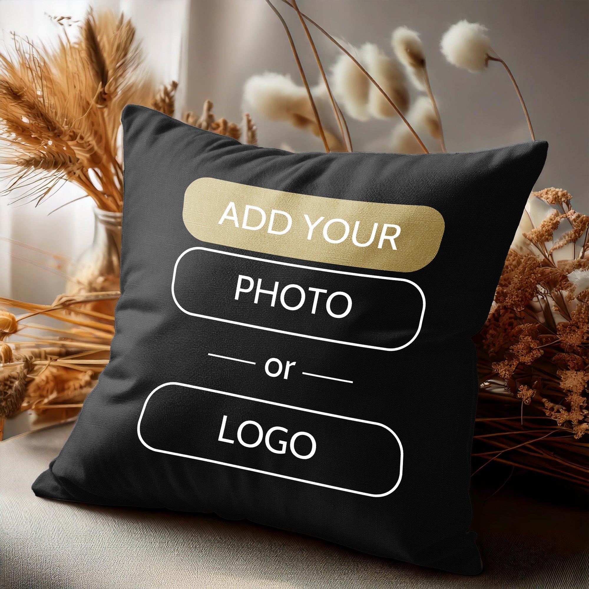 Custom printed double-sided pillowcase featuring personalized artwork with a soft velvety texture and hidden zipper. — view 5