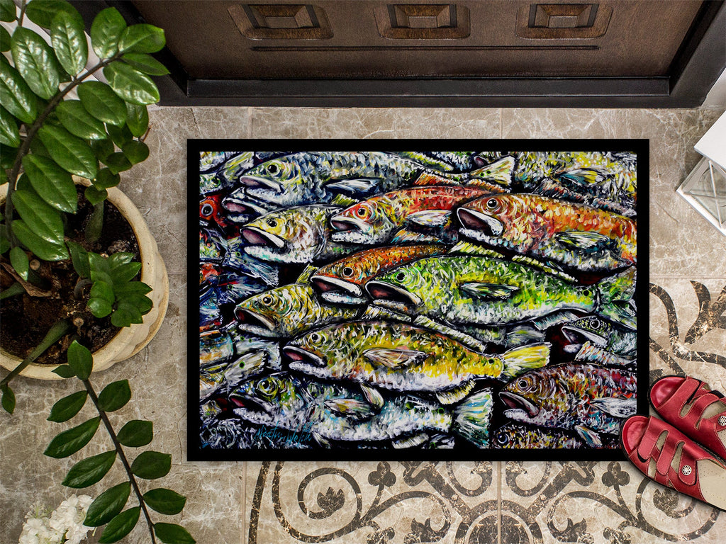 Wanna Be Fishin Doormat-2