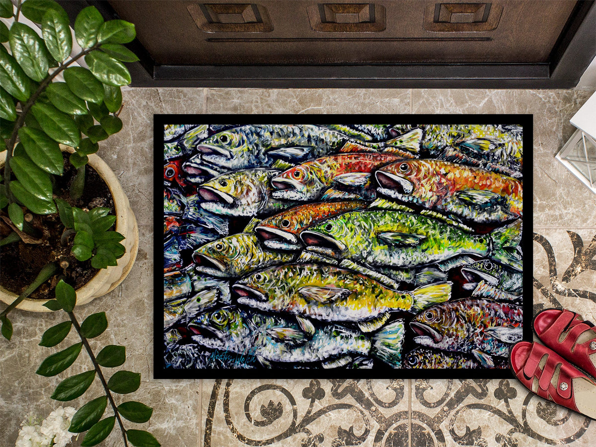 Wanna Be Fishin Doormat-2