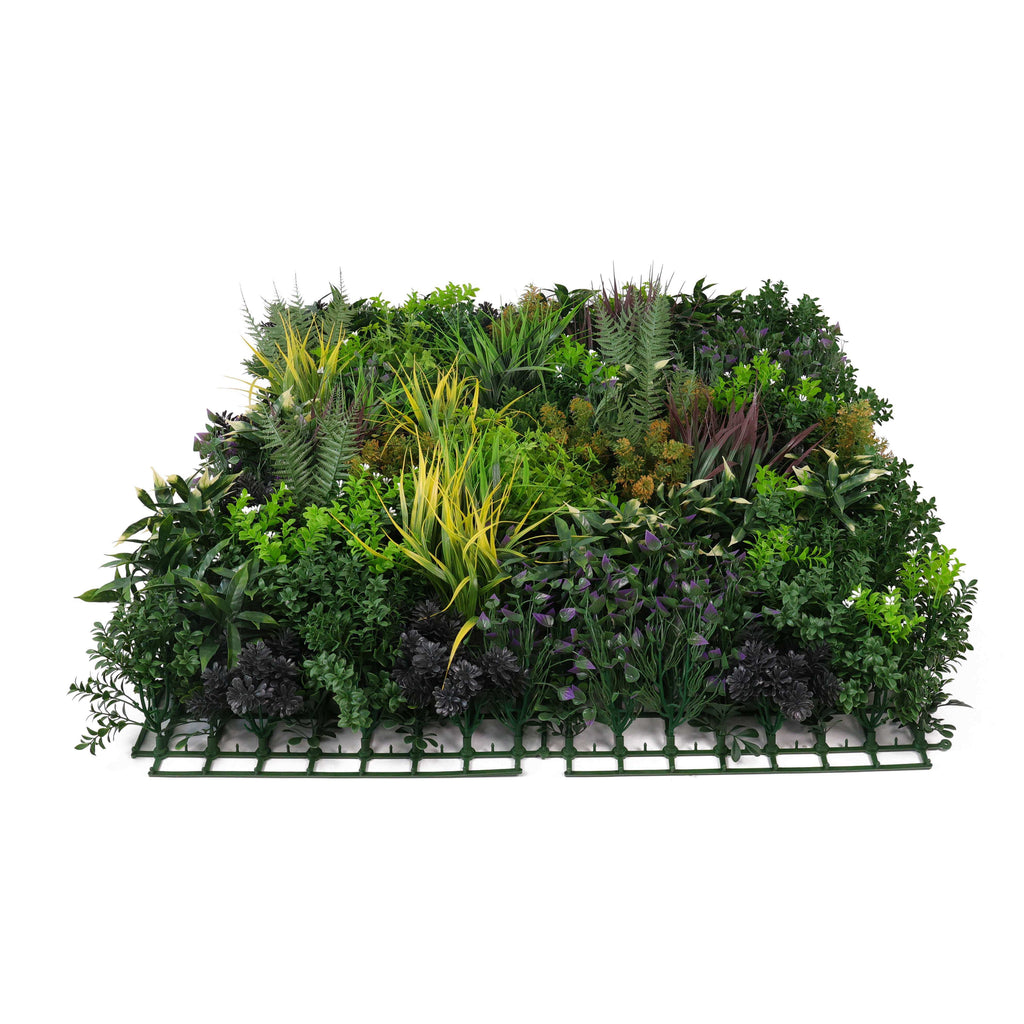 Vivid Green Floral Fusion Artificial Vertical Garden Green Wall Panel 40×40in 11 SQ FT – UV Resistant – Commercial Grade-3
