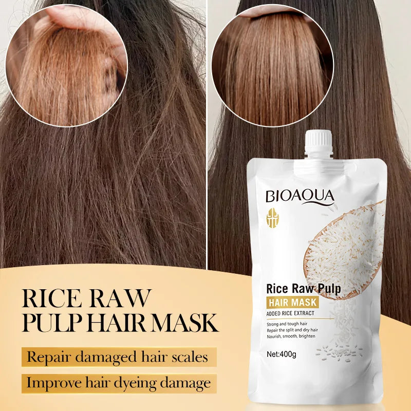 Magical keratin hair mask container showing thick nourishing treatment for damaged and frizzy hair — view 5