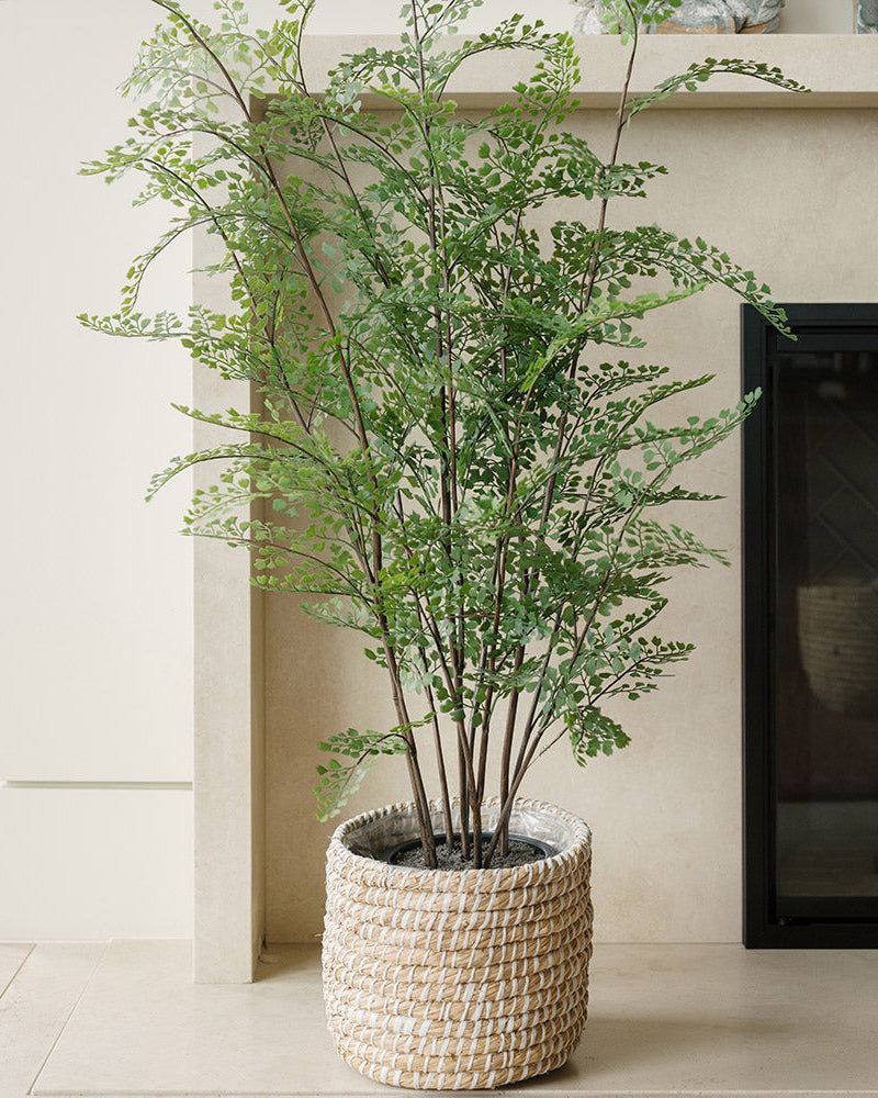 Faux Maidenhair Fern Plant, 48"-1