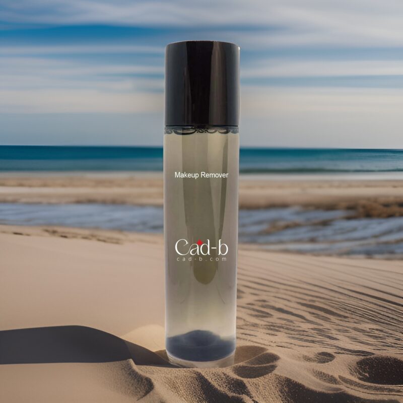 Gentle water-based makeup remover solution in a 100ml recyclable bottle for sensitive skin