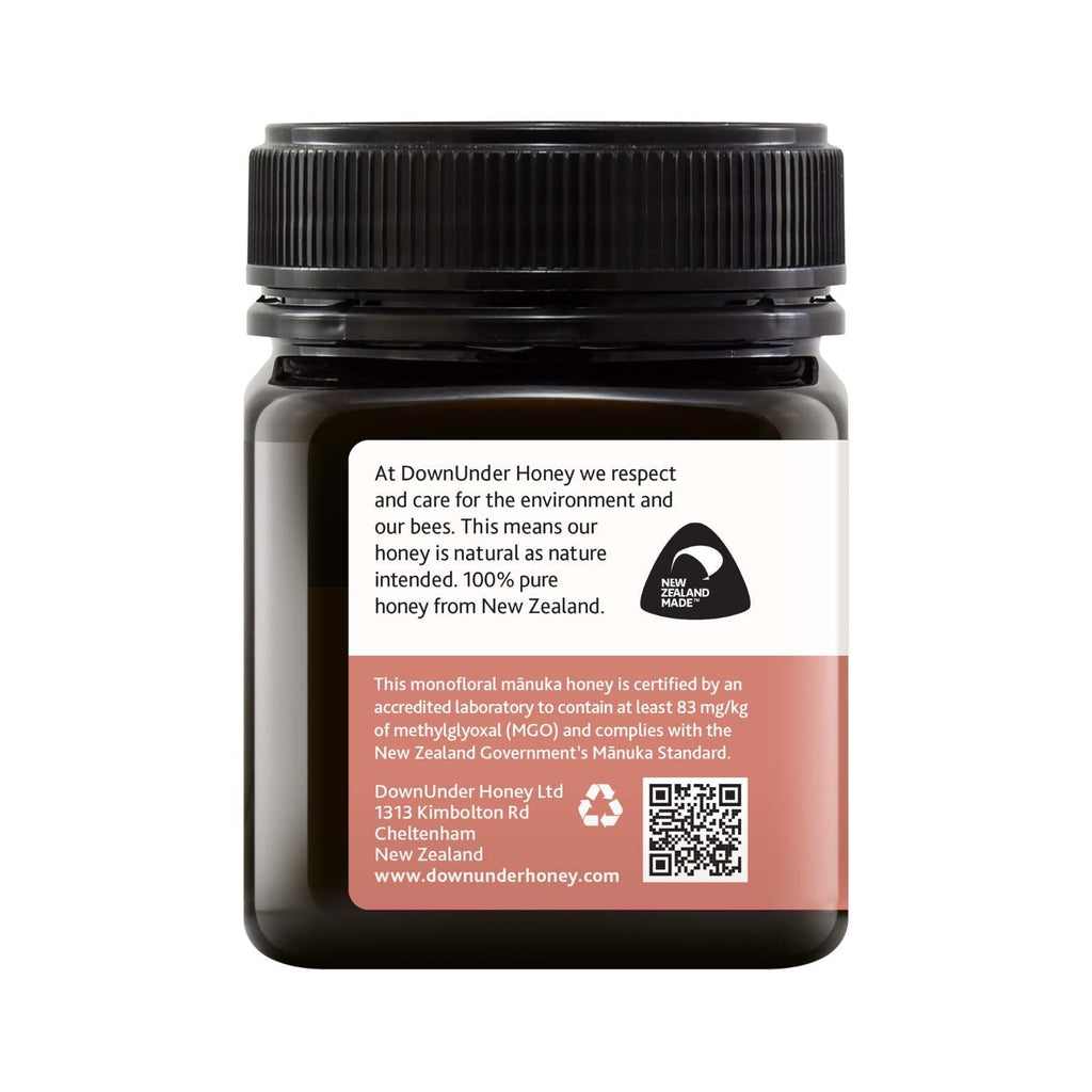 UMF 5+ Manuka honey pack of two featuring 8.8oz jars of raw natural honey — view 2