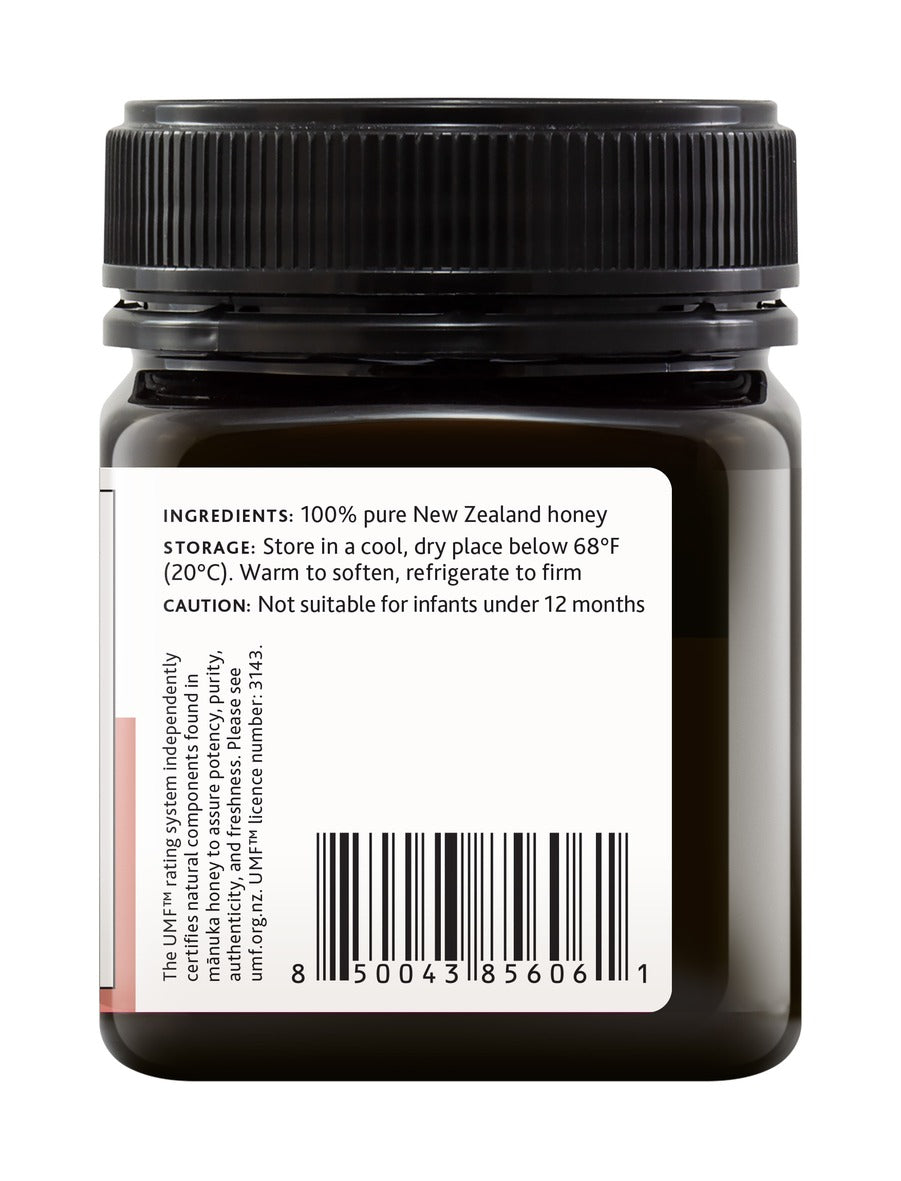 UMF 5+ Manuka honey pack of two featuring 8.8oz jars of raw natural honey — view 4