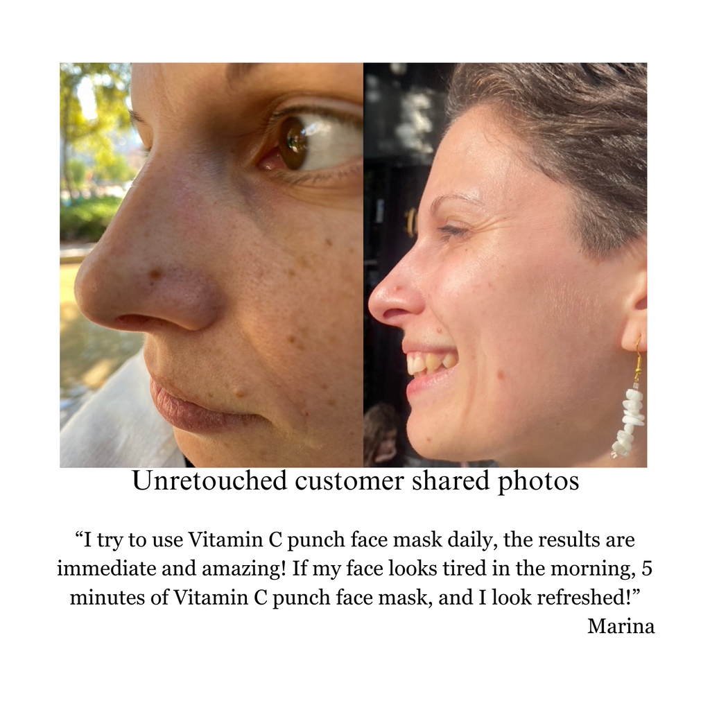 Vitamin C Punch,IMMEDIATE BRIGHTENING FACE MASK,  pH balanced formula-2